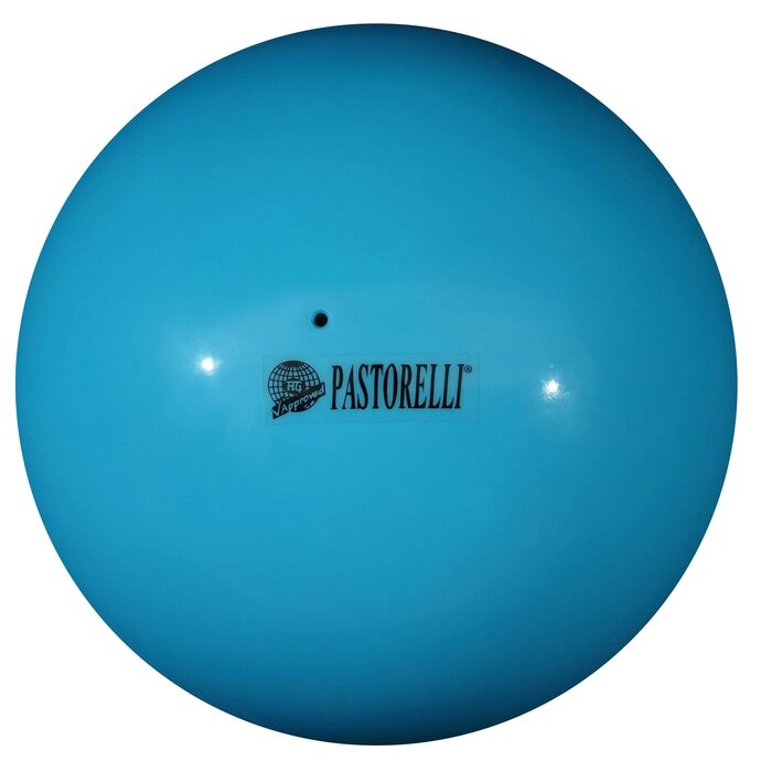 Мяч гимнастический Pastorelli New Generation, 18 см, FIG, цвет голубой от компании Интернет-гипермаркет «MOLL» - фото 1