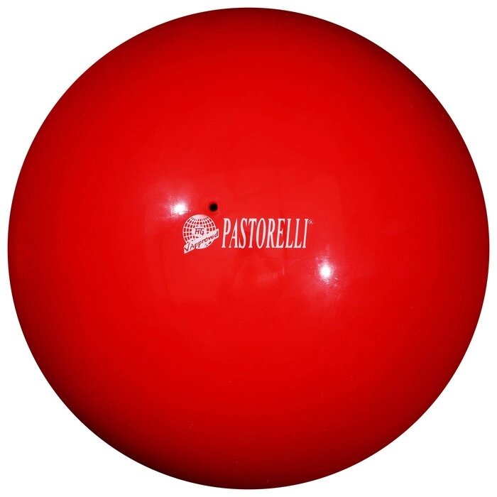 Мяч гимнастический Pastorelli New Generation, 18 см, FIG, цвет красный от компании Интернет-гипермаркет «MOLL» - фото 1