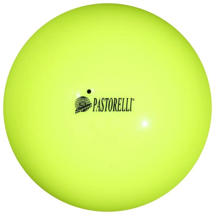 Мяч гимнастический Pastorelli New Generation, 18 см, FIG, цвет жёлтый флуоресцентный от компании Интернет-гипермаркет «MOLL» - фото 1