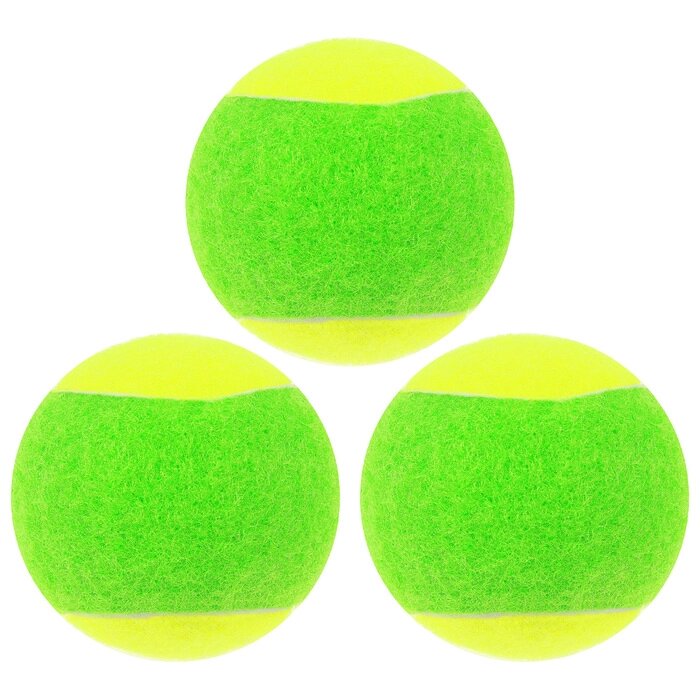 Мяч теннисный SWIDON midi, набор 3 шт от компании Интернет-гипермаркет «MOLL» - фото 1