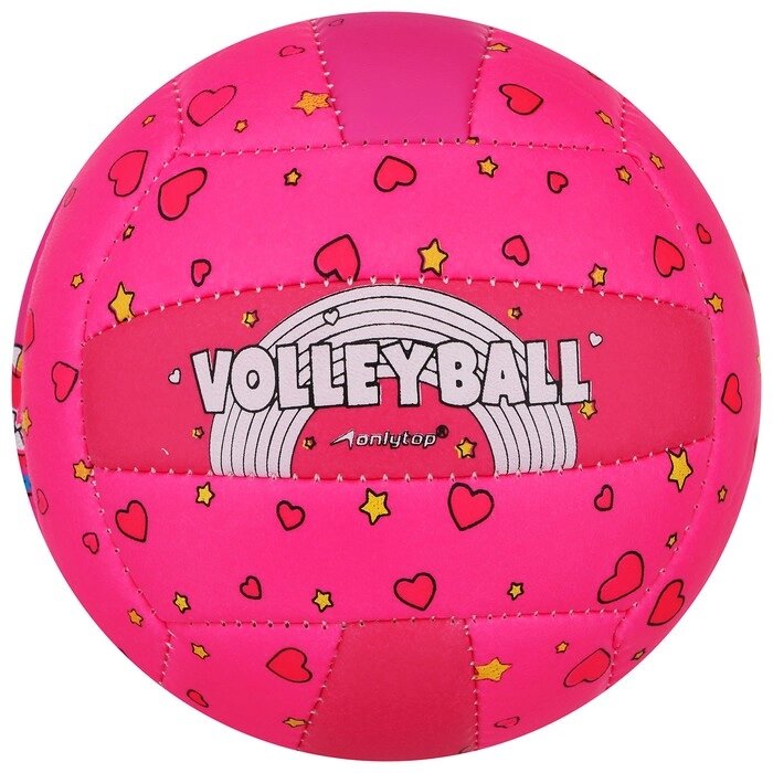 Мяч волейбольный MINSA, ПВХ, машинная сшивка, 18 панелей, размер 2 от компании Интернет-гипермаркет «MOLL» - фото 1
