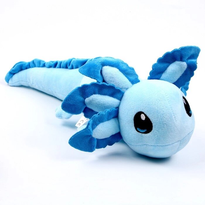 Мягкая игрушка "Аксолотль", 45 см, цвет голубой от компании Интернет-гипермаркет «MOLL» - фото 1