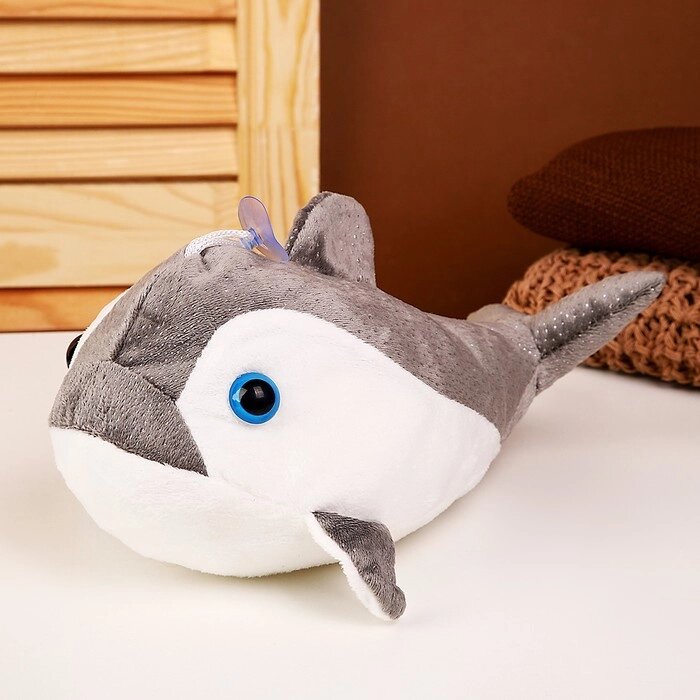 Мягкая игрушка "Акула", 25 см, цвет серый от компании Интернет-гипермаркет «MOLL» - фото 1