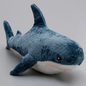 Мягкая игрушка "Акула", 60 см, цвет синий
