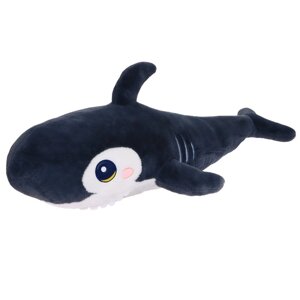 Мягкая игрушка "Акула", цвет тёмно-серый, 120 см 221202/120