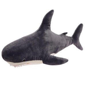 Мягкая игрушка "Акула" серая, 95 см 001/95/79