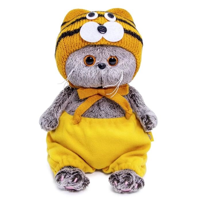 Мягкая игрушка "Басик Baby в шапке тигренка", 20 см от компании Интернет-гипермаркет «MOLL» - фото 1