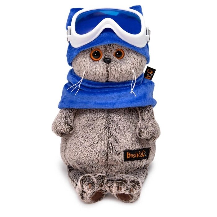 Мягкая игрушка "Басик в горнолыжных очках", 25 см Ks25-239 от компании Интернет-гипермаркет «MOLL» - фото 1