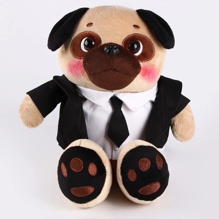 Мягкая игрушка "Боня", в чёрном костюме от компании Интернет-гипермаркет «MOLL» - фото 1