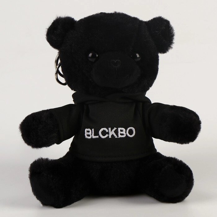 Мягкая игрушка "Черный медведь" на брелоке, 15 см от компании Интернет-гипермаркет «MOLL» - фото 1