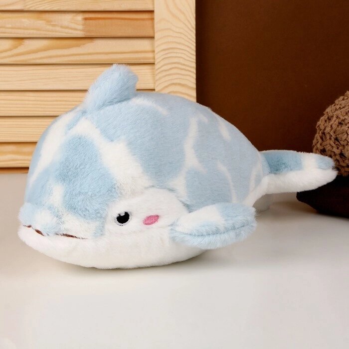 Мягкая игрушка "Дельфин", 32 см, цвет голубой от компании Интернет-гипермаркет «MOLL» - фото 1