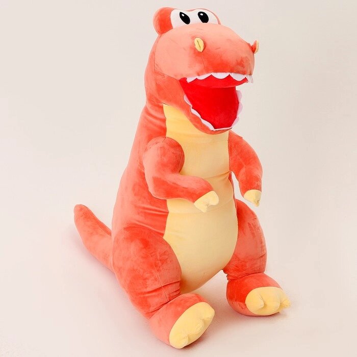 Мягкая игрушка "Дракон", 100 см, цвет розовый от компании Интернет-гипермаркет «MOLL» - фото 1