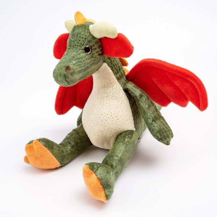 Мягкая игрушка "Дракон", 20 см, цвет зеленый от компании Интернет-гипермаркет «MOLL» - фото 1