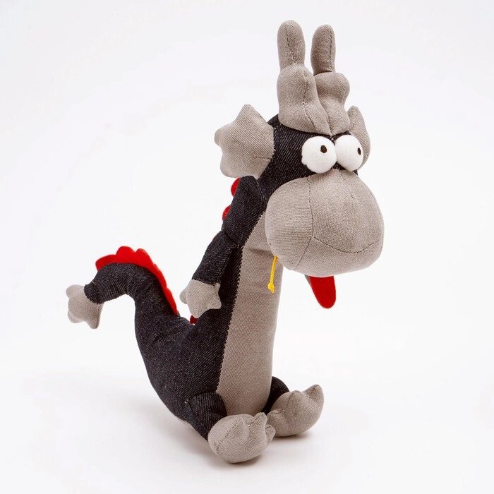 Мягкая игрушка "Дракон", 26 см, цвет серый от компании Интернет-гипермаркет «MOLL» - фото 1