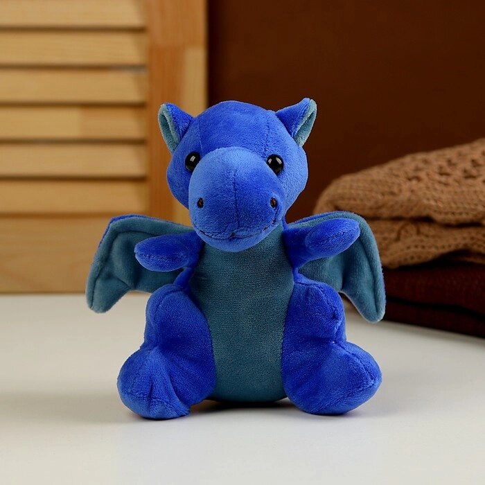 Мягкая игрушка "Дракончик", 17 см, цвет синий от компании Интернет-гипермаркет «MOLL» - фото 1