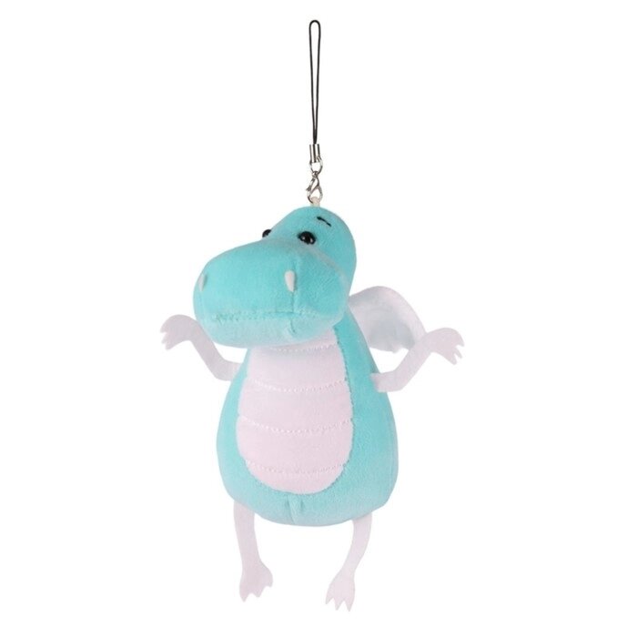 Мягкая игрушка "Дракончик", бело-голубой животик, 13 см от компании Интернет-гипермаркет «MOLL» - фото 1