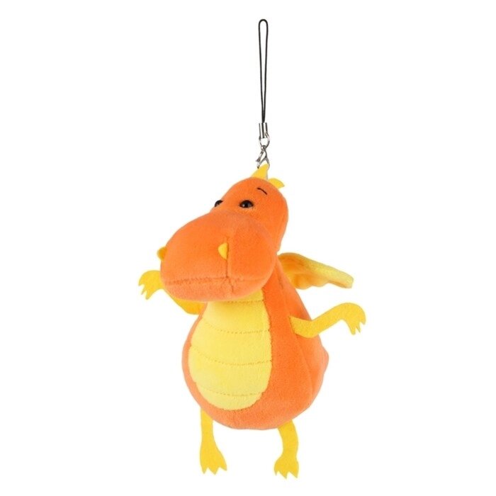 Мягкая игрушка "Дракончик", оранжево-жёлтый животик, 13 см от компании Интернет-гипермаркет «MOLL» - фото 1