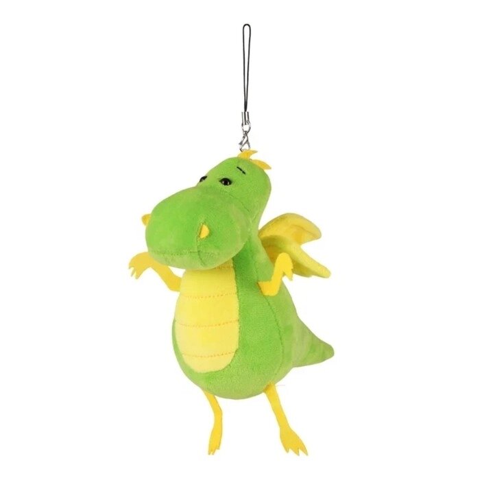 Мягкая игрушка "Дракончик", жёлтый животик, 13 см от компании Интернет-гипермаркет «MOLL» - фото 1