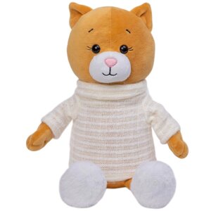 Мягкая игрушка "Кошка Марта в валенках и свитере", 25 см