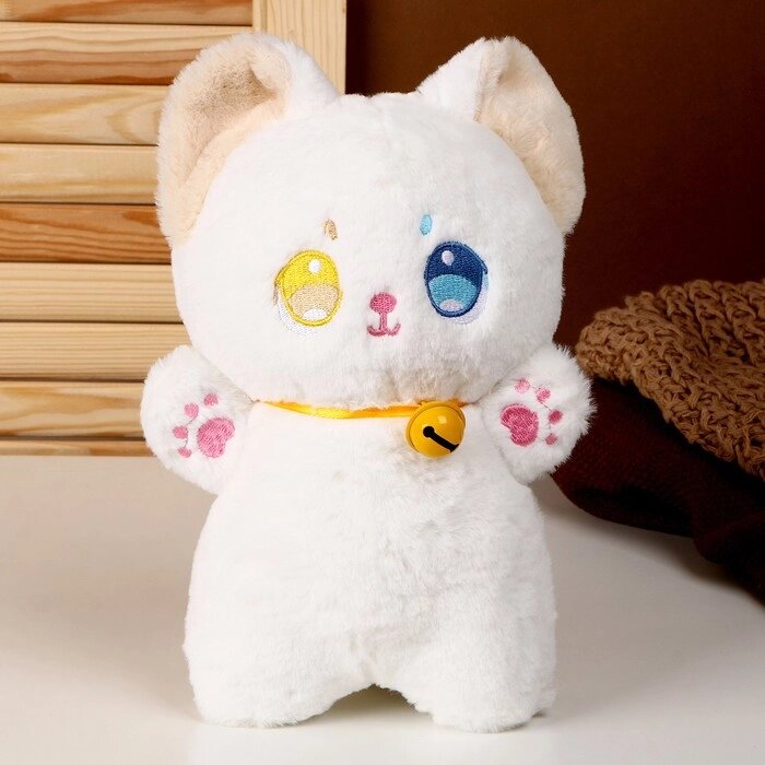 Мягкая игрушка "Кот", 23 см, цвет белый от компании Интернет-гипермаркет «MOLL» - фото 1
