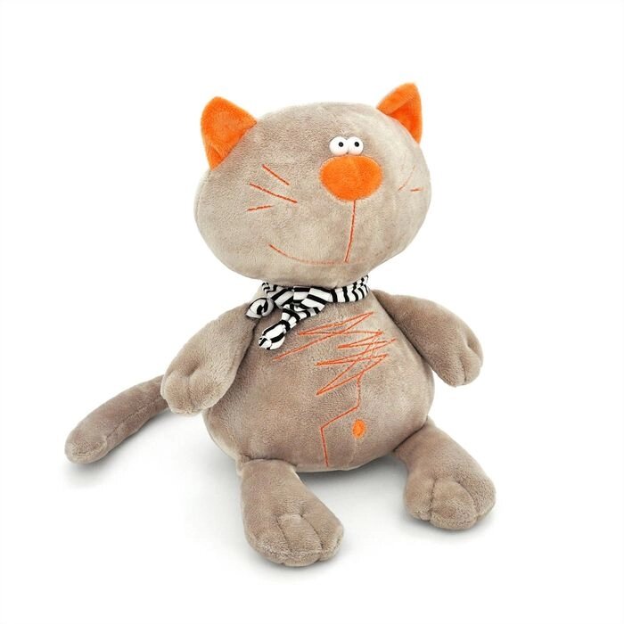Мягкая игрушка "Кот Батон", цвет серый от компании Интернет-гипермаркет «MOLL» - фото 1
