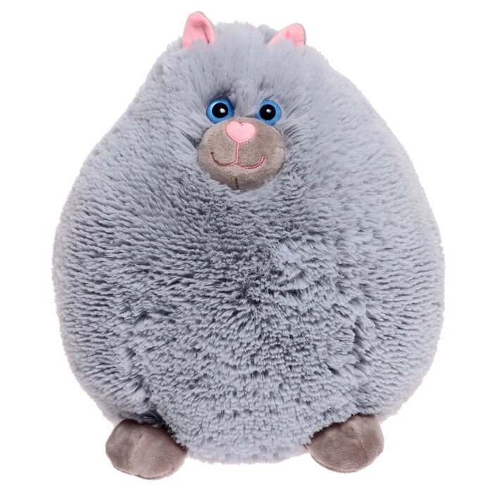 Мягкая игрушка "Кот Пушистик" серый, 30 см 058/30/79 от компании Интернет-гипермаркет «MOLL» - фото 1