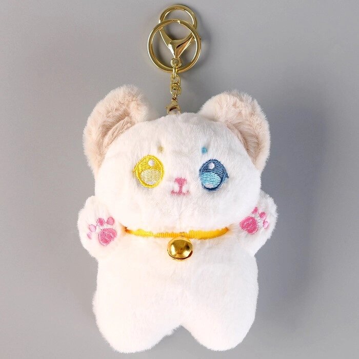 Мягкая игрушка "Котик", 12 см, цвет белый от компании Интернет-гипермаркет «MOLL» - фото 1