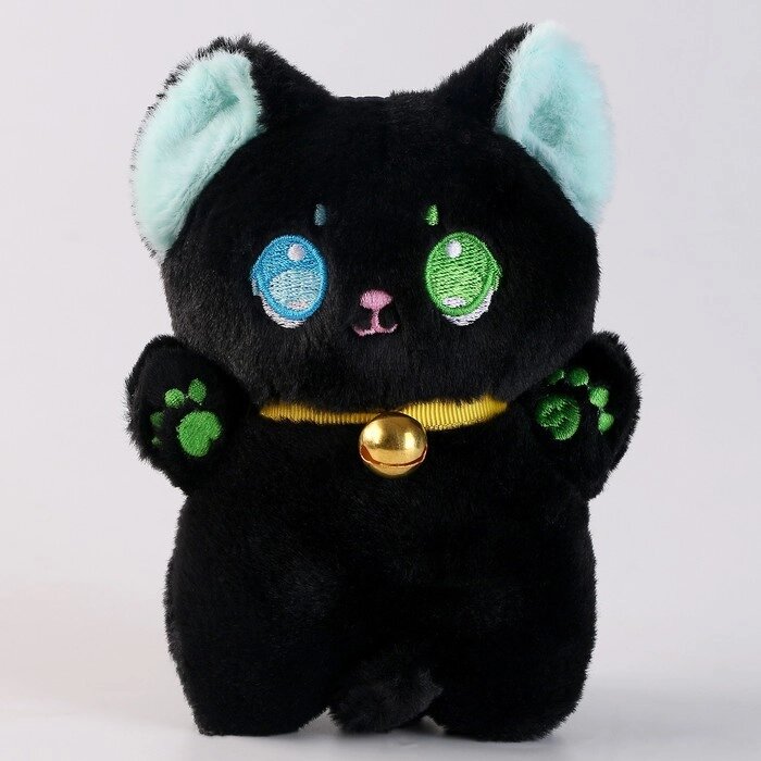 Мягкая игрушка "Котик", 12 см, цвет черный от компании Интернет-гипермаркет «MOLL» - фото 1