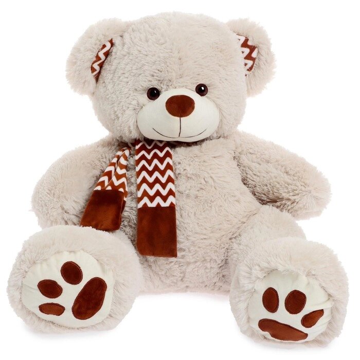 Мягкая игрушка "Медведь Макс" цвет латте 70 см МАК-70Л от компании Интернет-гипермаркет «MOLL» - фото 1