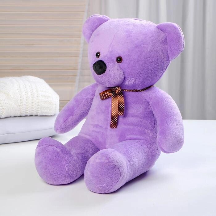 Мягкая игрушка "Мишка", 65 см, цвет фиолетовый от компании Интернет-гипермаркет «MOLL» - фото 1