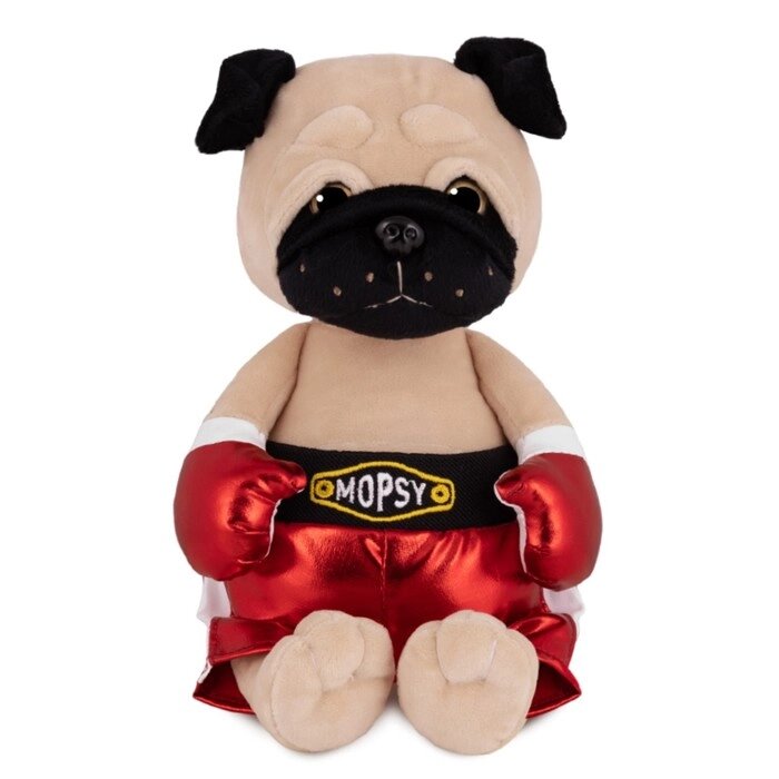 Мягкая игрушка "Мопс Мопси боксёр", 20 см от компании Интернет-гипермаркет «MOLL» - фото 1