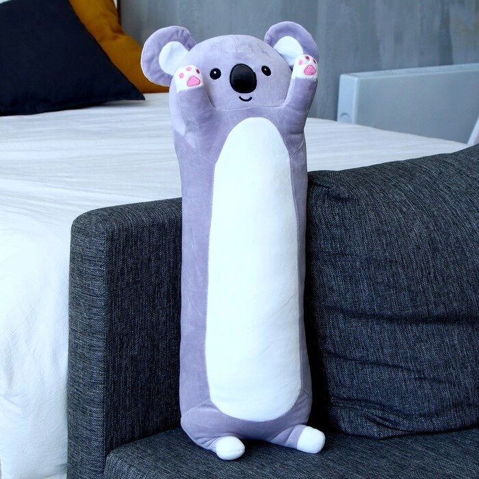 Мягкая игрушка-подушка "Коала", 70 см, цвет серый от компании Интернет-гипермаркет «MOLL» - фото 1