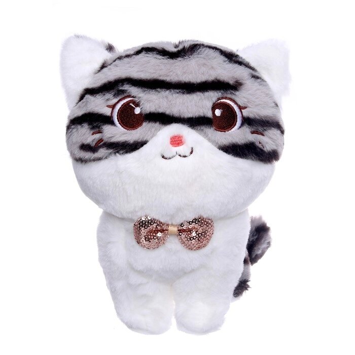Мягкая игрушка "Полосатая кошка", цвета МИКС от компании Интернет-гипермаркет «MOLL» - фото 1