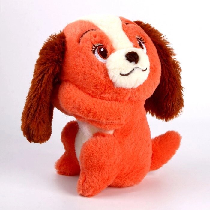 Мягкая игрушка "Собачка", 20 см, цвет красный от компании Интернет-гипермаркет «MOLL» - фото 1