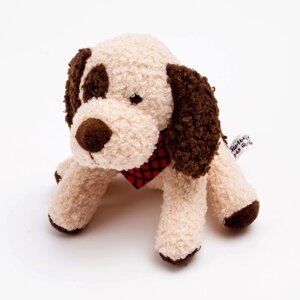 Мягкая игрушка "Собака", 14,5 см, цвет бежевый