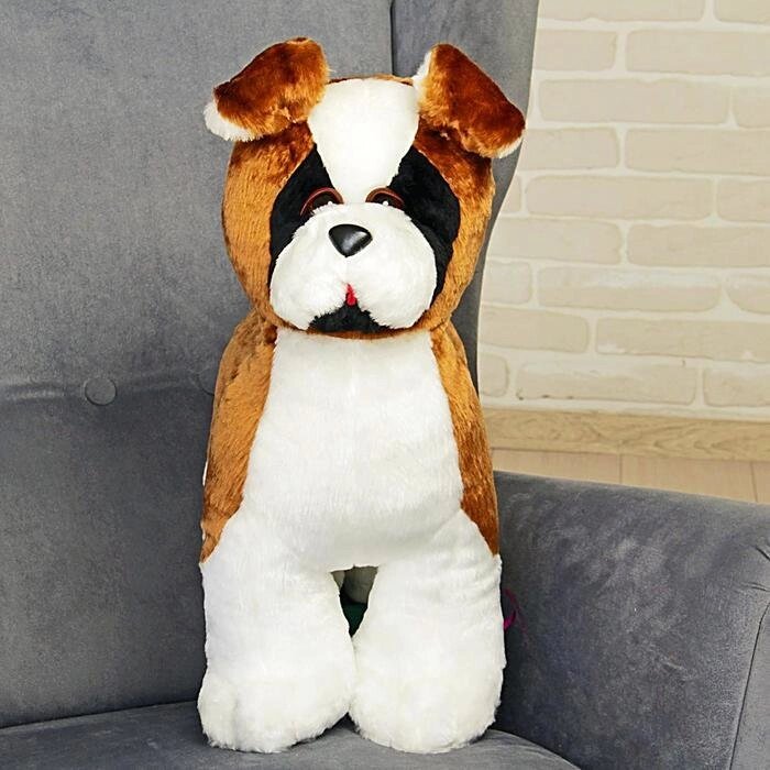 Мягкая игрушка "Собака Боксер", 50 см от компании Интернет-гипермаркет «MOLL» - фото 1