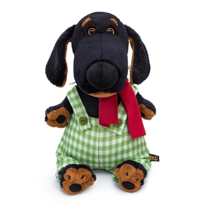 Мягкая игрушка "Ваксон в штанах на бретельках и шарфе", 25 см Vaks25-061 от компании Интернет-гипермаркет «MOLL» - фото 1
