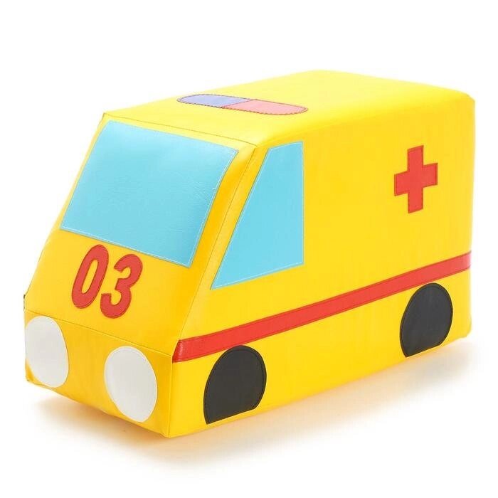 Мягкий модуль "Машина скорой помощи", МИКС от компании Интернет-гипермаркет «MOLL» - фото 1