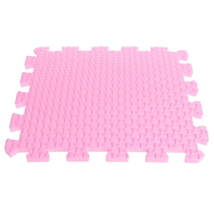 Мягкий пол универсальный, цвет розовый, 33х33 см 33МП-П/розовый от компании Интернет-гипермаркет «MOLL» - фото 1