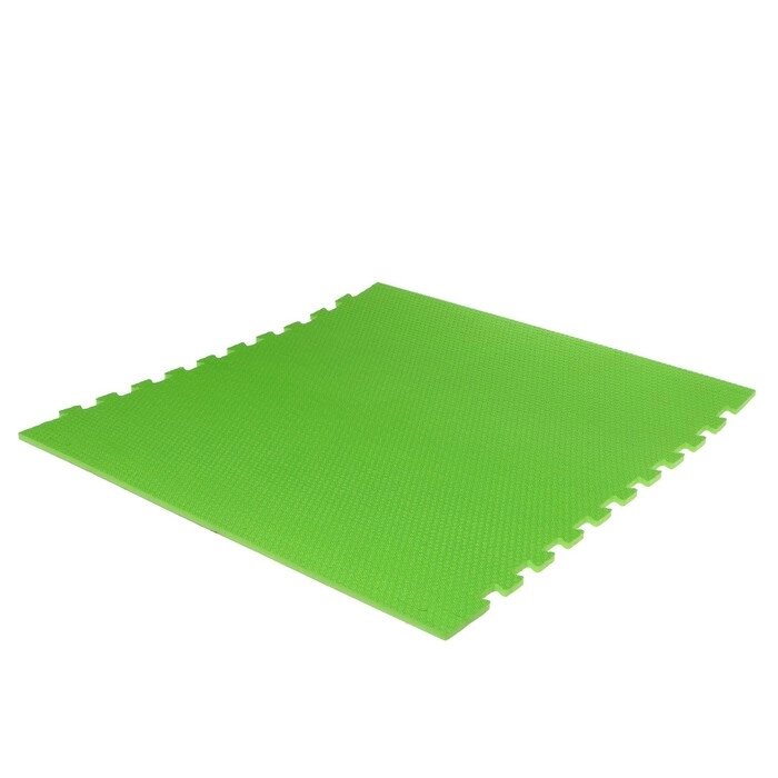 Мягкий пол универсальный "New-накат. Соты", цвет зелёный, 100  100 см, 14 мм, 30 шор от компании Интернет-гипермаркет «MOLL» - фото 1
