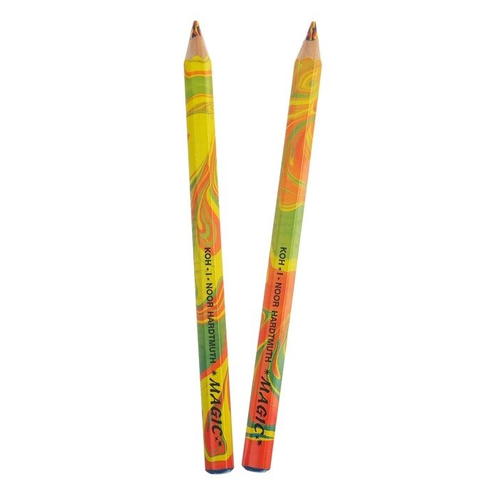 Набор 2 штуки карандаш с многоцветным грифелем Koh-I-Noor Magic, утолщённый (1181215) от компании Интернет-гипермаркет «MOLL» - фото 1