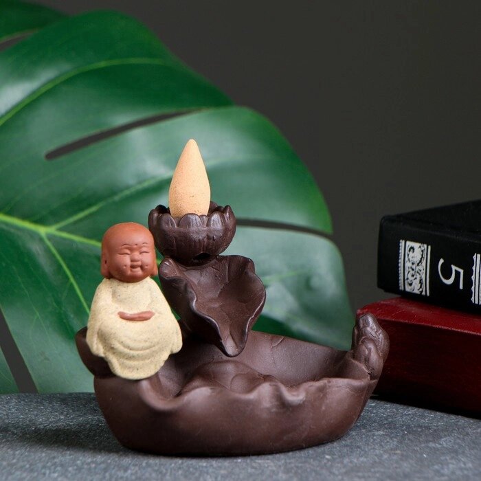 Набор благовоний на подставке "Будда - созерцание" 12х8х8см от компании Интернет-гипермаркет «MOLL» - фото 1