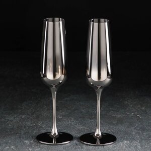 Набор бокалов для шампанского "Градиент", 250 мл, 7,526 см, 2 шт