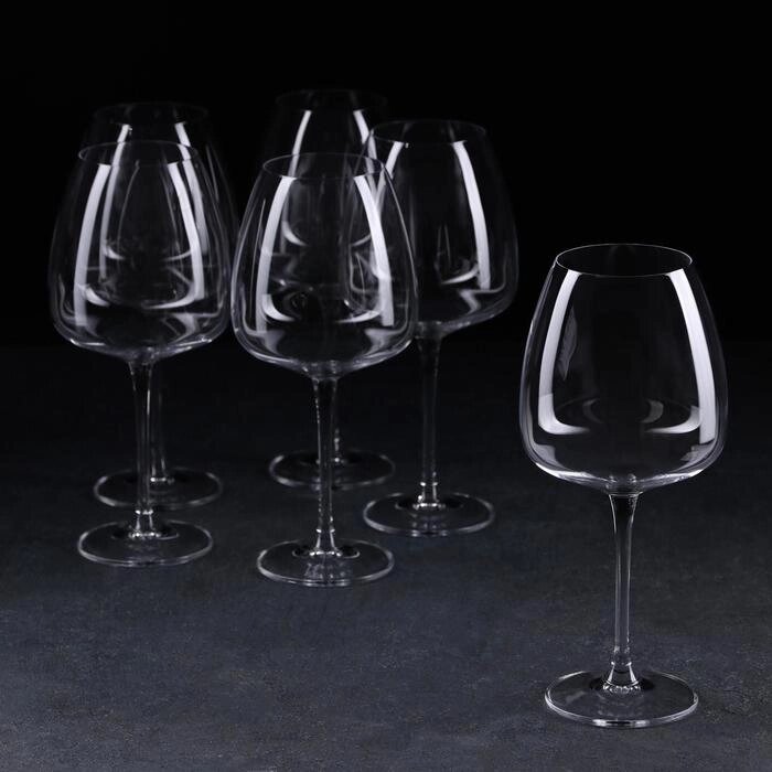 Набор бокалов для вина Anser, 440 мл, 6 шт от компании Интернет-гипермаркет «MOLL» - фото 1