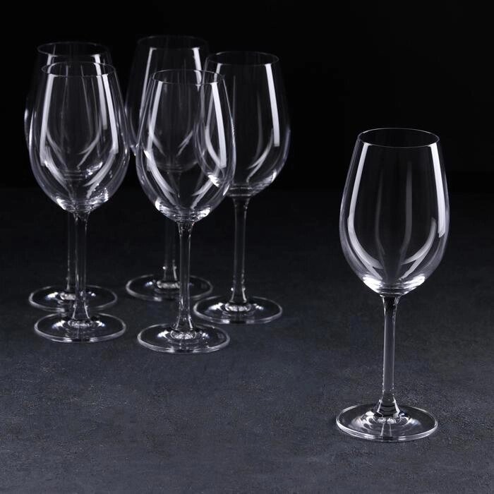 Набор бокалов для вина Colibri, 350 мл, 6 шт от компании Интернет-гипермаркет «MOLL» - фото 1