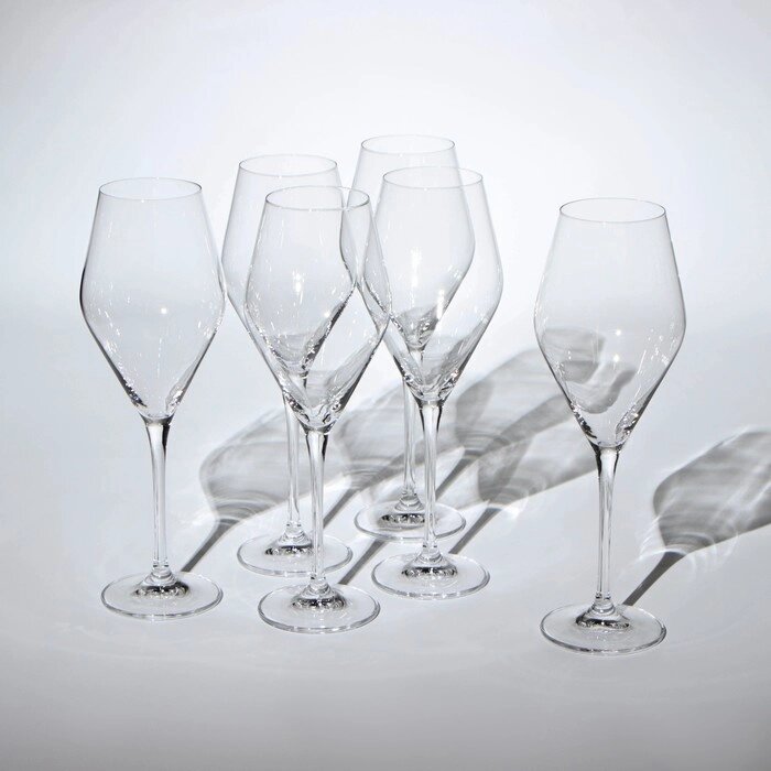 Набор бокалов для вина Loxia, стеклянный, 470 мл, 6 шт от компании Интернет-гипермаркет «MOLL» - фото 1