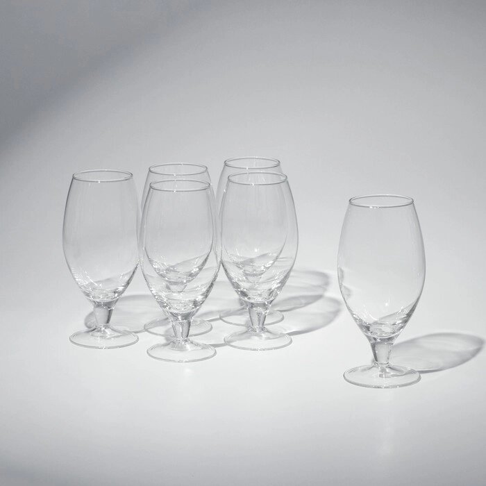 Набор бокалов для вина "White wine glass set", 230мл стеклянный, набор 6 шт от компании Интернет-гипермаркет «MOLL» - фото 1