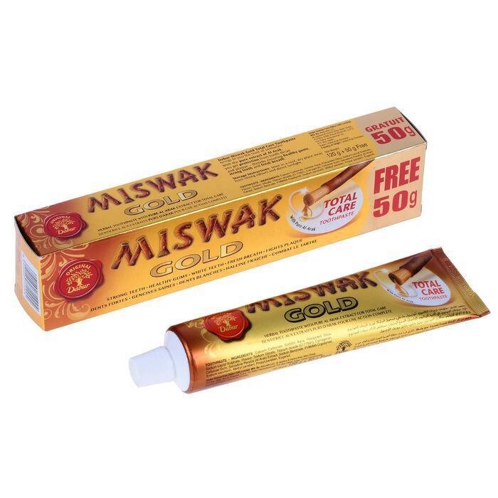 Набор Dabur Miswak Herbal зубная паста 190 г + зубная щётка от компании Интернет-гипермаркет «MOLL» - фото 1