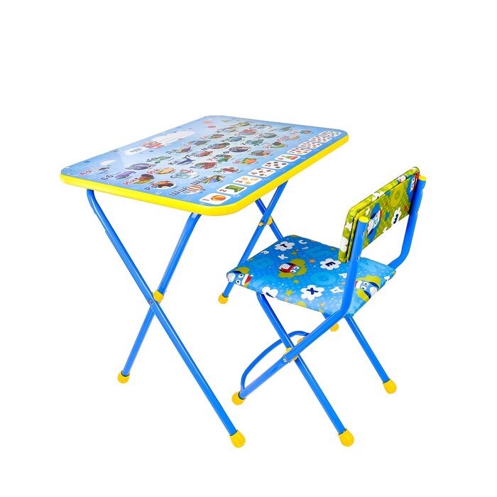 Набор детской мебели "Познайка. Азбука" складной, цвета стула МИКС от компании Интернет-гипермаркет «MOLL» - фото 1