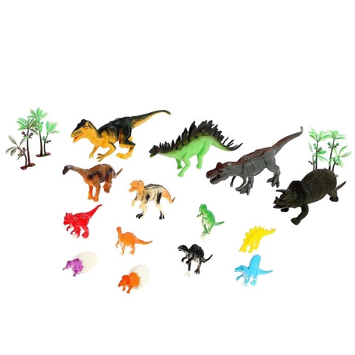 Набор динозавров "Диномир" от компании Интернет-гипермаркет «MOLL» - фото 1